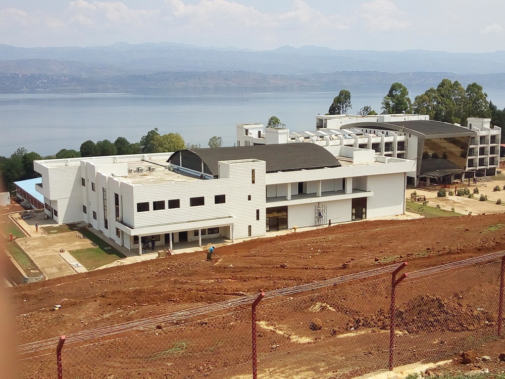 Imirimo yo kubaka Hotel Kivu Marina Bay irarimbanyije