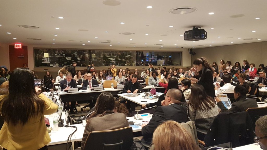 Inama ya 62 ya Komisiyo yihariye yo guteza imbere Uburinganire no kongerera Ubushobozi abagore (CSW 62), iri kubera ku cyicaro cya Loni i New York