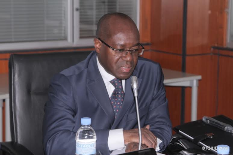 Niankan Konan Eugene wari uhagarariye itsinda ryaturutse muri Cote d'Ivoire