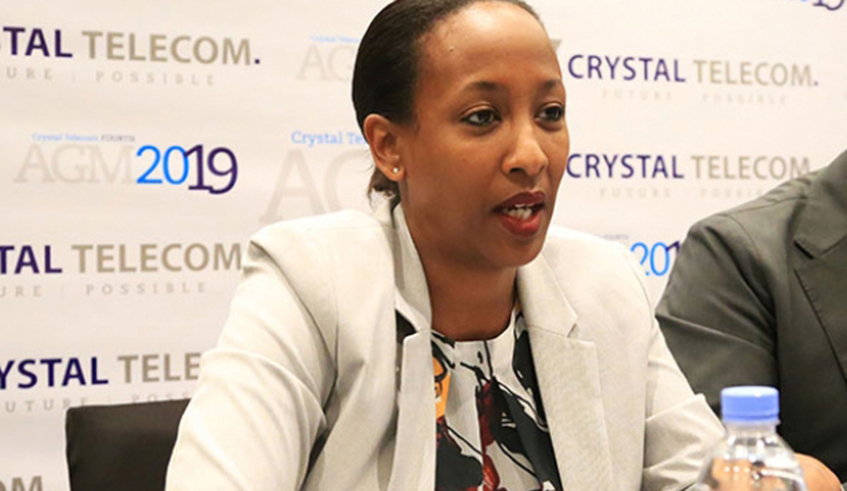 Iza Irame, Umuyobozi wa Crystal Telecom iri mu nzira zo guseswa / Ifoto: New Times
