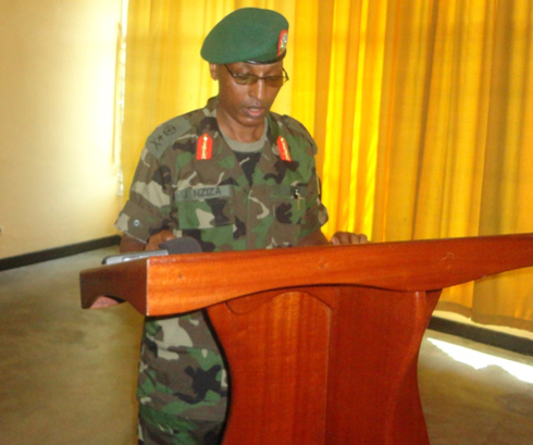 Umugenzuzi Mukuru wa RDF Maj Gen Jack Nziza wari usanzwe ari Umunyamabanga Uhoraho muri Minisiteri y'Ingabo (Ifoto: K2D)