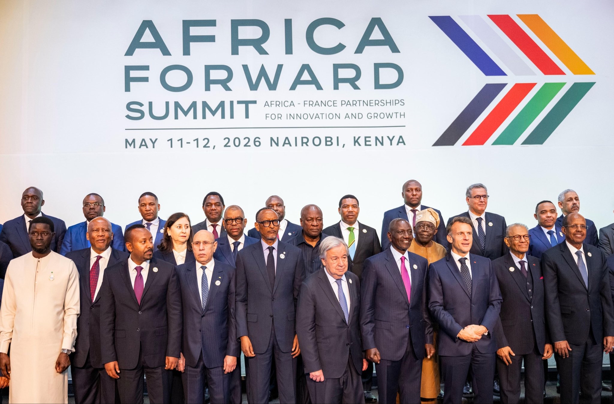 Iyi nama yitabiriwe n’abayobozi batandukanye bo ku Mugabane wa Afurika ndetse na Macron w’u Bufaransa