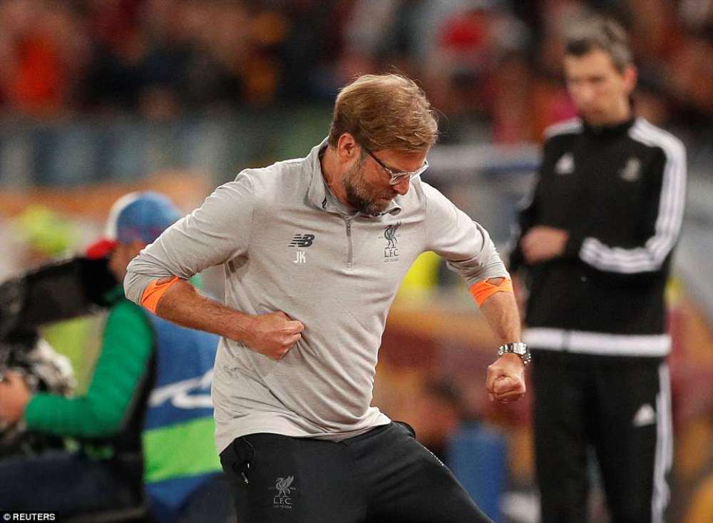 Jurgen Klopp utoza Liverpool yari mu byishimo