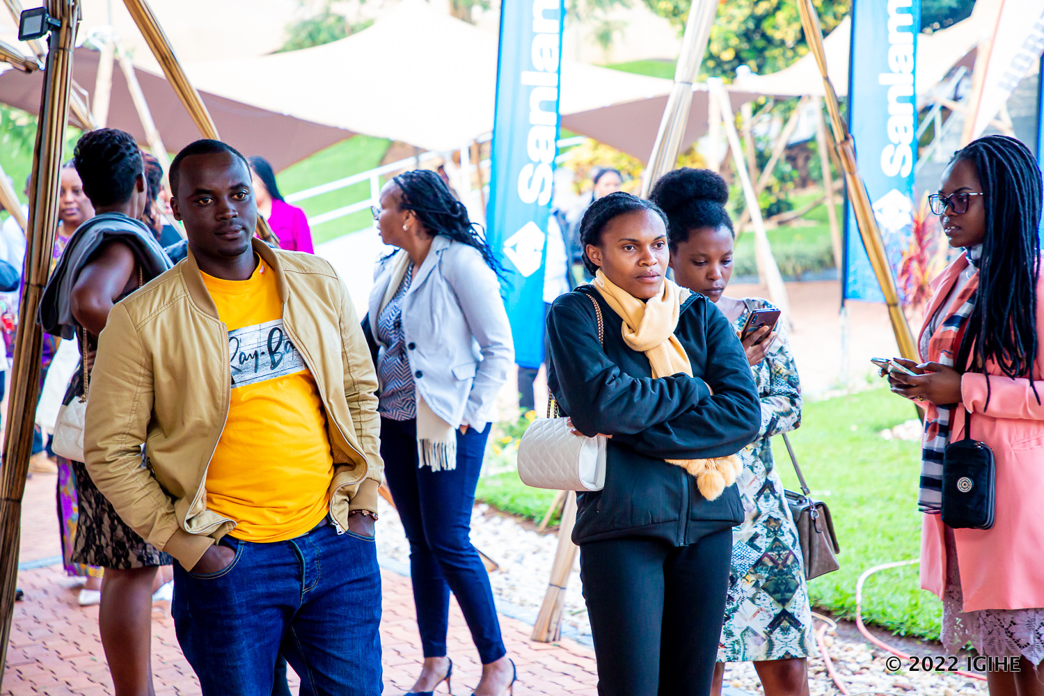 Aba mbere bahageze saa kumi n'igice ngo bihere amaso igitaramo ngarukamwaka cya Chorale de Kigali