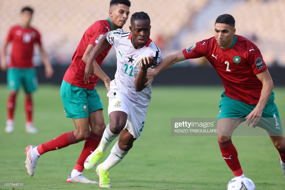 Kamaldeen Sulemana ahanganye na Achraf Hakimi