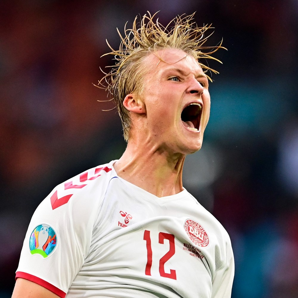 Kasper Dolberg yakuyeho agahigo ka Nicklas Bendtner yari yarashyizeho mu 2012