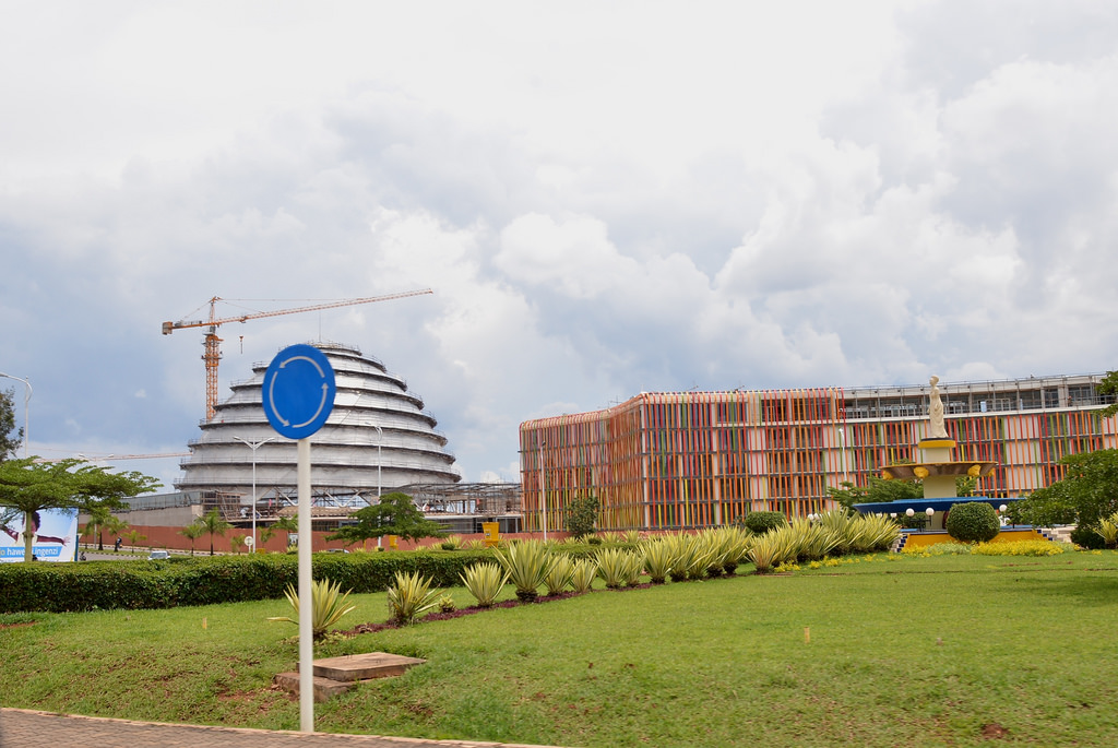 Inyubako ya Kigali Convention Center iherereye ku Kimihurura
