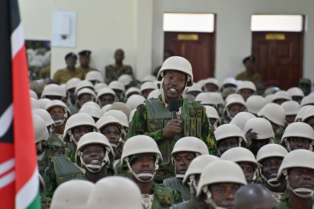 Abapolisi bitegura kujya muri Haiti baganiriye na Perezida Ruto