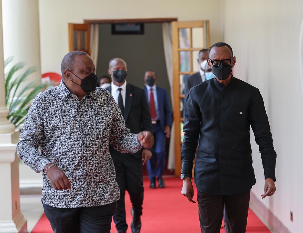 Tariki 3 Gashyantare 2022, Perezida Paul Kagame yagiriye uruzinduko rw’akazi i Nairobi muri Kenya  aho yakiriwe na mugenzi we, Uhuru Kenyatta baganira ku kwagura umubano uhuriweho