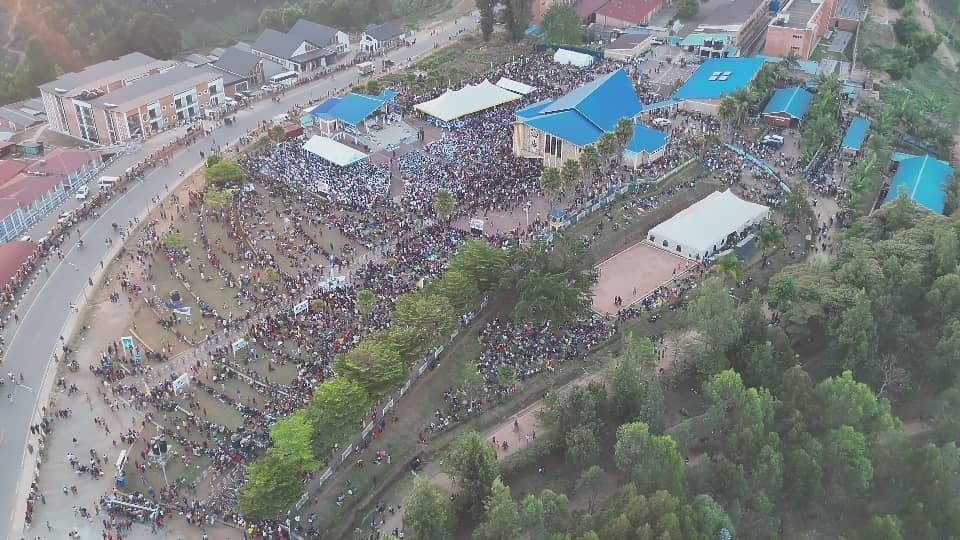 I Kibeho haraye abarenga ibihumbi 37 baturutse hirya no hino mu Rwanda no mu mahanga