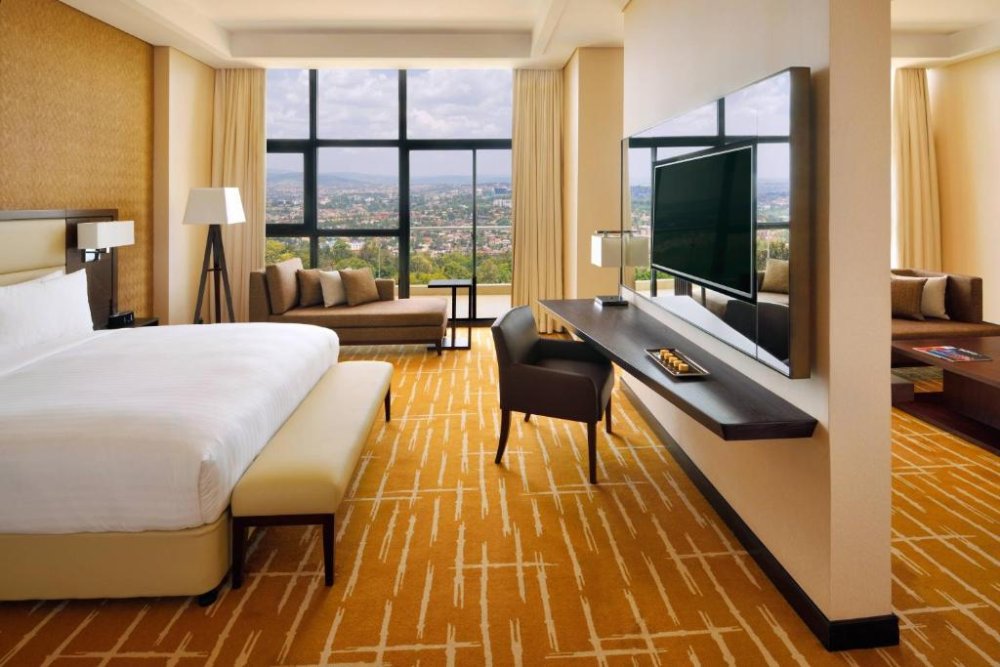 Kigali Marriott Hotel ni imwe mu z'inyenyeri eshanu u Rwanda rufite