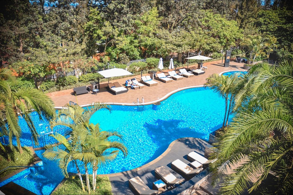 Kigali Marriott Hotel yubatswe mu Mujyi wa Kigali rwagati yafunguwe ku mugaragaro ku wa 4 Ukwakira 2016