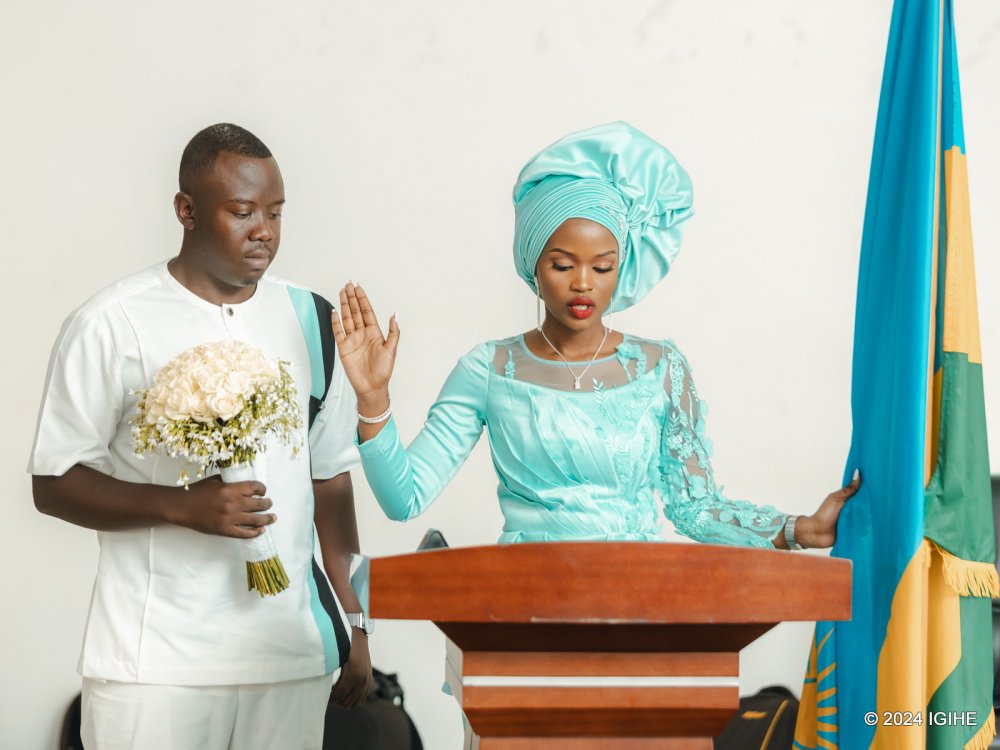 Killaman ubwo yasezeranaga na Umuhoza Shemsa bamaze imyaka umunani babana