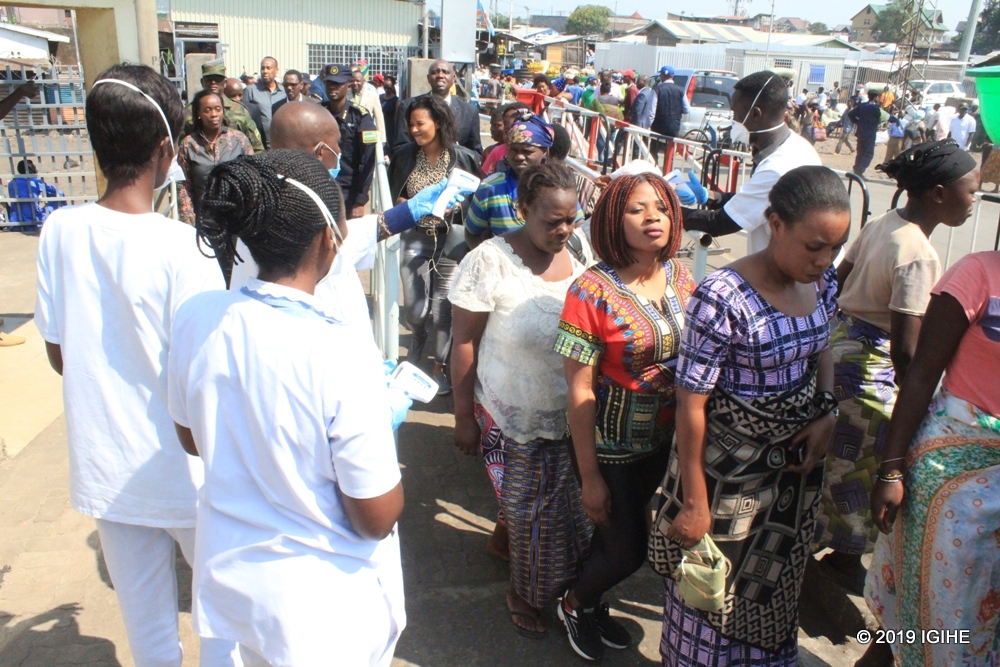 Abakozi bongereye imbaraga mu gusuzuma Ebola nyuma y'uko igaragaye i Goma