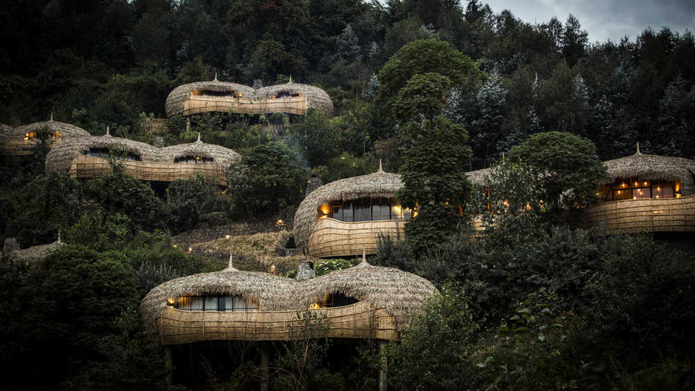 Bisate Lodge yubatswe mu buryo butangaza abanyamahanga bahasura