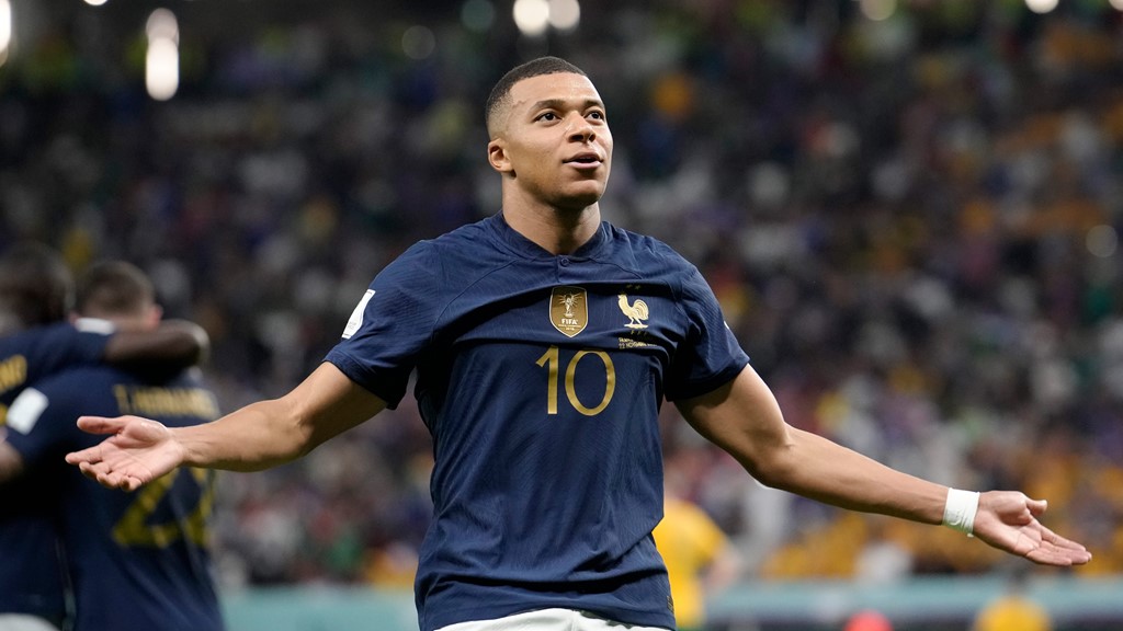 Kylian Mbappé w'imyaka 23 yatsinze igitego kimwe muri uyu mukino