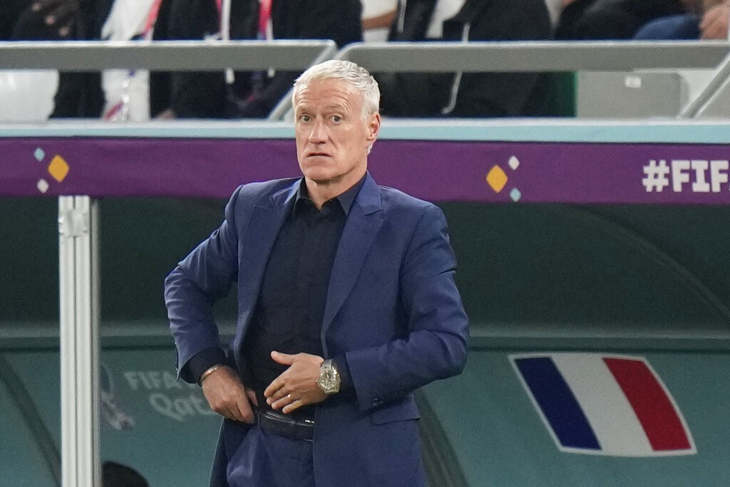 Umutoza Didier Deschamps yatsinzwe umukino wa mbere mu Gikombe cy'Isi cya 2022