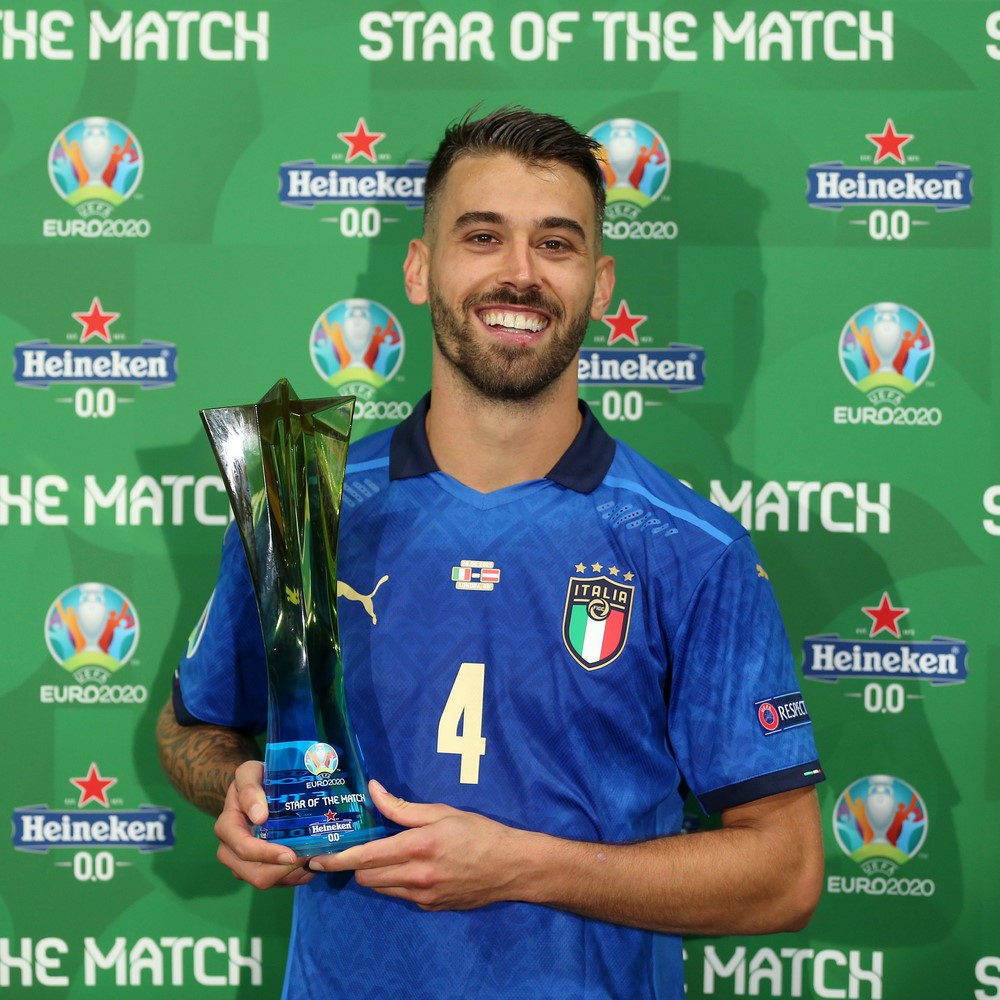 Leonardo Spinazzola yabaye umukinnyi witwaye neza kurusha abandi