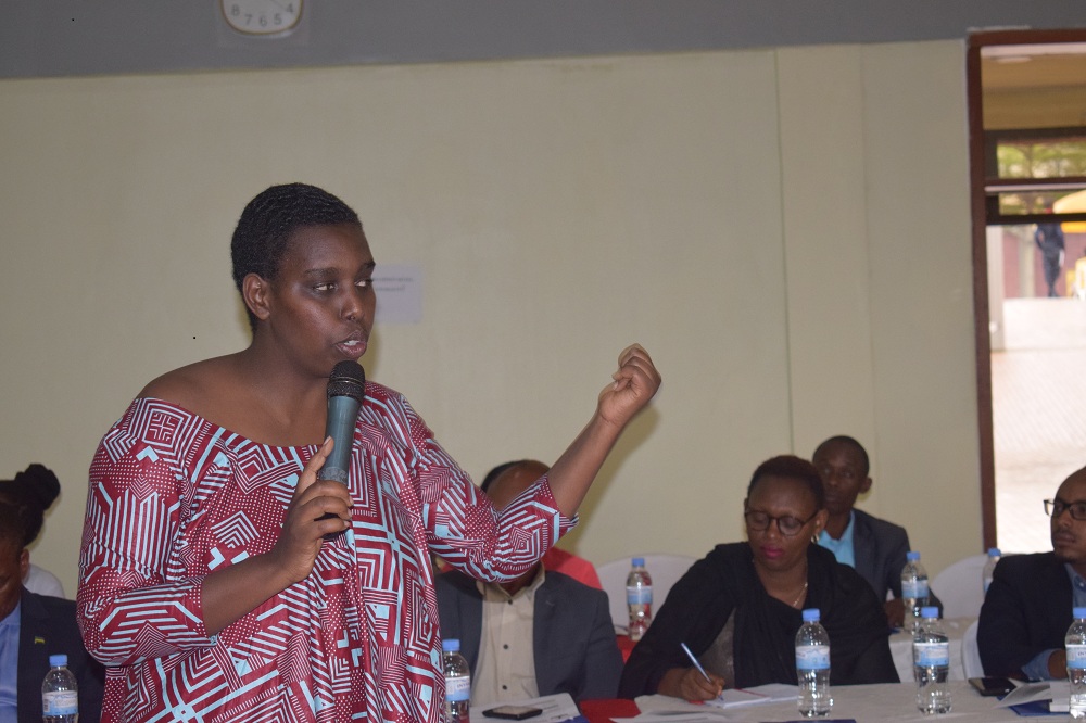 Impuguke muri ADRA Rwanda, Nkundimfura Rosette, yasabye abanyamadini ko bakwiriye gusobasanurira abayoboke babo icyo ihohoterwa ari cyo