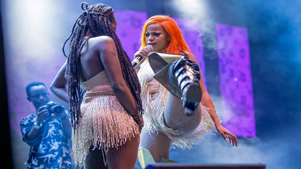 Mu gitaramo yakoreye i Kigali ni uku Sheebah yaje yambaye