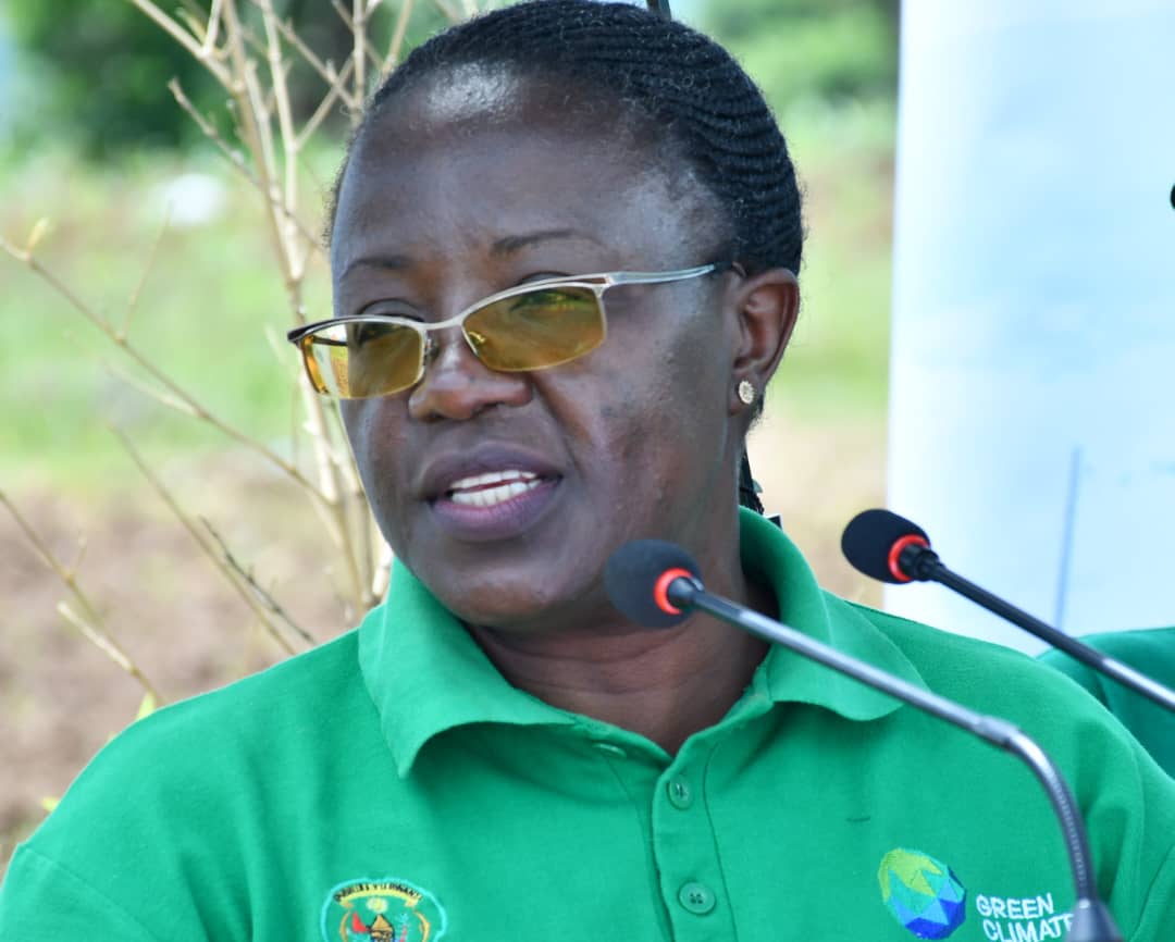 Minisitiri w'Ibidukikije, Mujawamariya Jeanne d'Arc yashimye Fonerwa yubatse uyu mudugudu binyuze mu mushinga Green Gicumbi