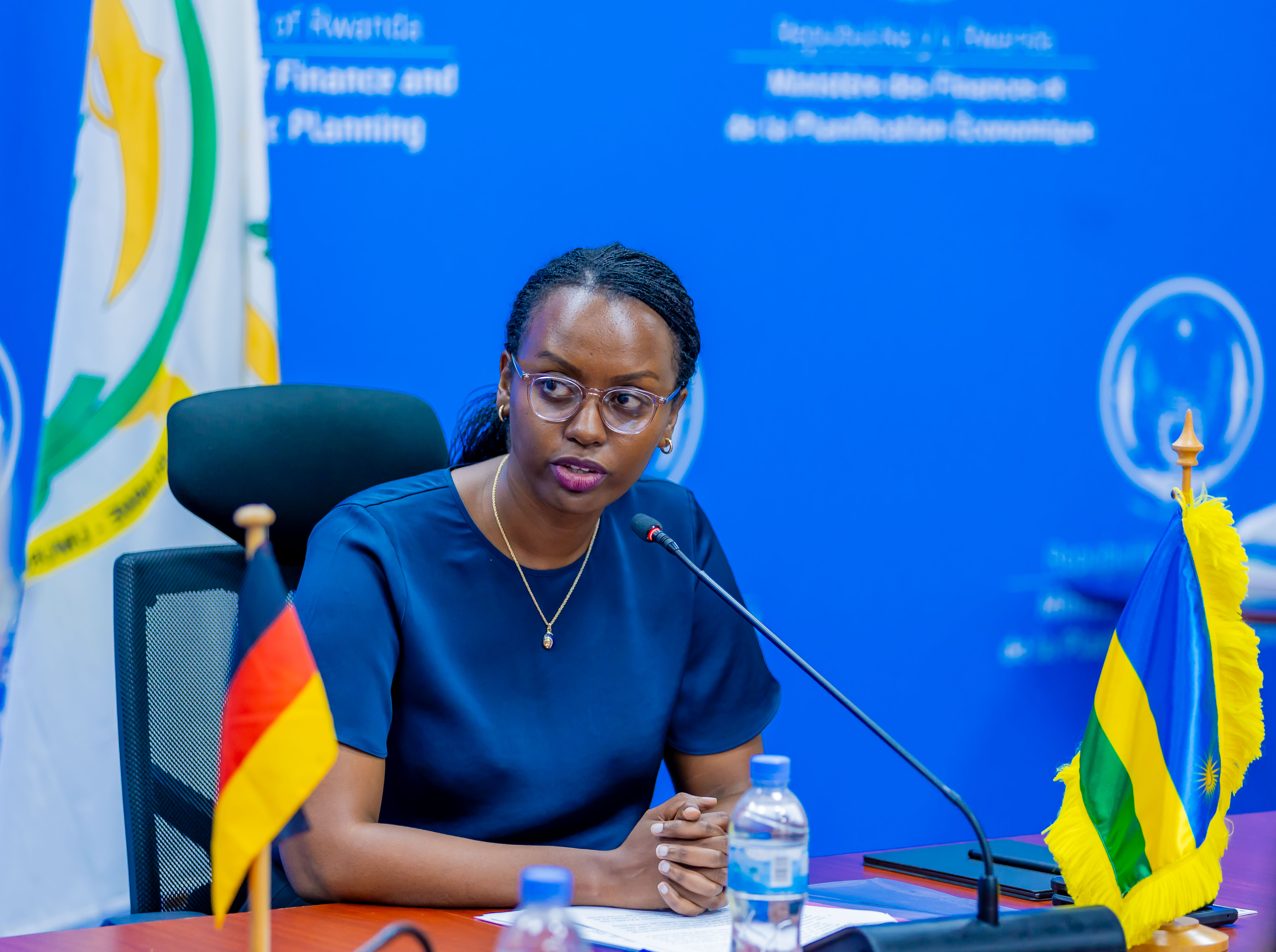 Umunyamabanga wa Leta Ushinzwe Ishoramari rya Leta muri Minisiteri y’Imari n’Igenamigambi, Mutesi Rusagara, yavuze ko imikoranire ya Leta y'u Budage n'u Rwanda ihagaze neza