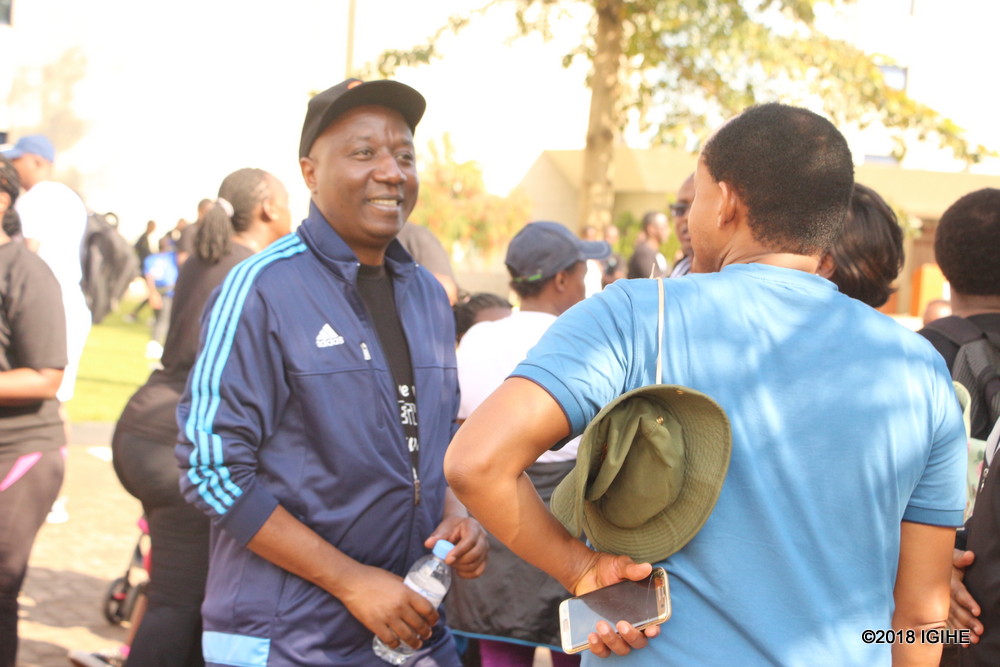 Minisitiri w'Intebe, Dr Ngirente Edouard, nawe yitabiriye iyi siporo