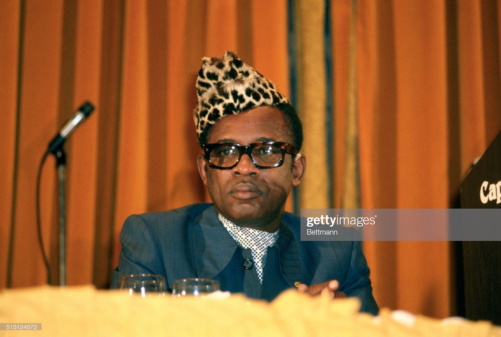 Mobutu amaze guhirikwa ku butegetsi, yahungiye muri Togo na Maroc