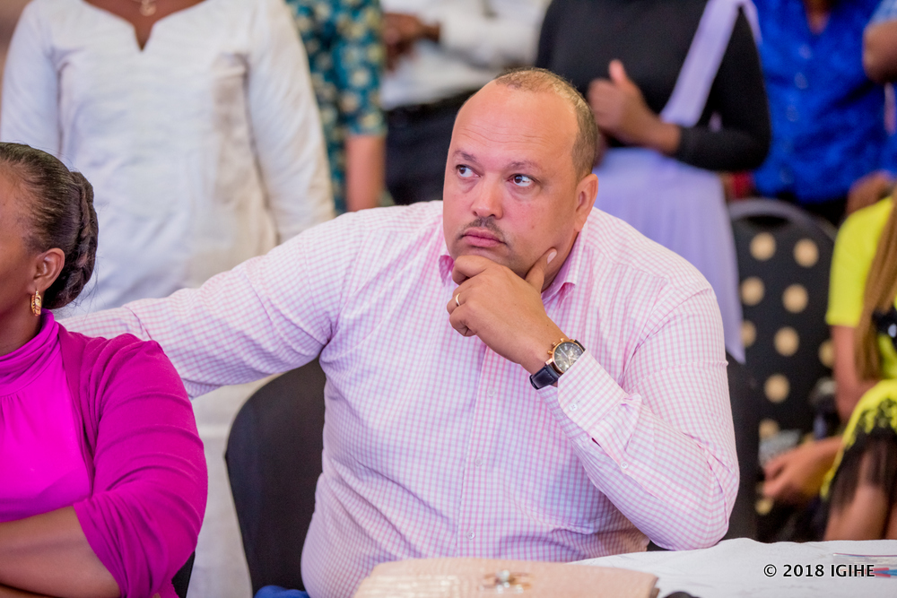 Alain Numa, umukozi muri MTN Rwanda