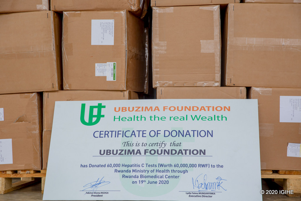 Ibikoresho byatanzwe bizifashishwa mu gupima Hepatite C bifite agaciro ka miliyoni 60 Frw