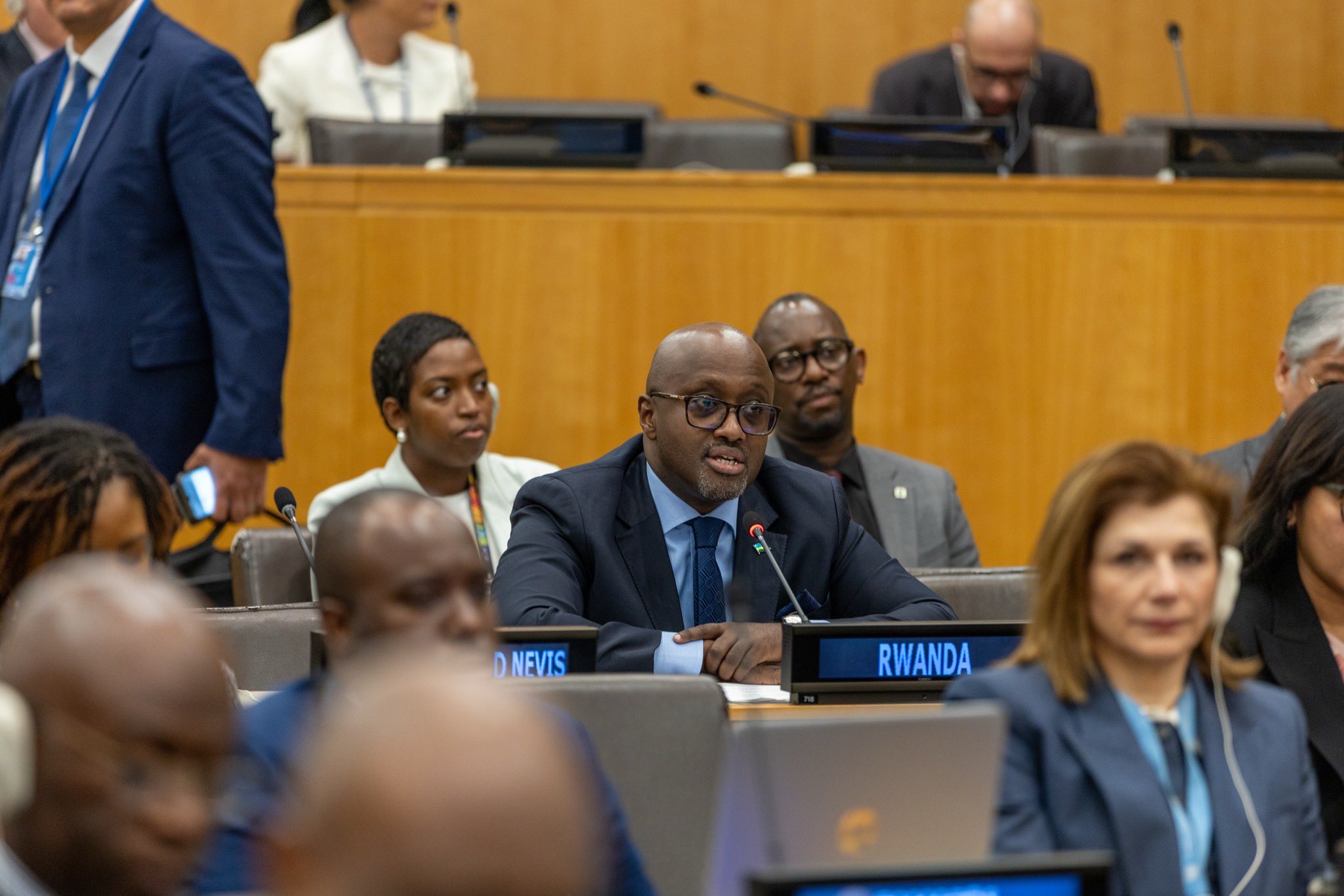 Minisitiri Nduhungirehe yavuze ko u Rwanda ruzashyira imbere inyungu z'abanyamuryango ba G-77 mu miryango mpuzamahanga