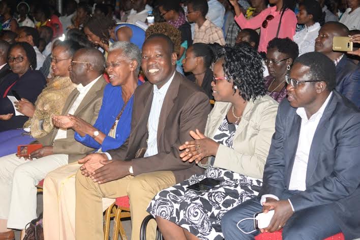 Bamwe mu bayobozi b'Uturere twa Nyaruguru, Huye n'utundi bari muri iki gitaramo