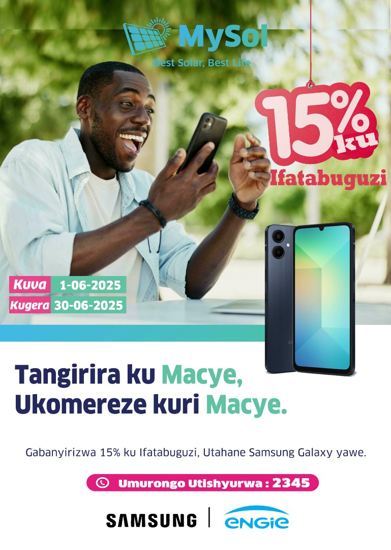 Abakiliya ba Engie Energy Access Rwanda bazajya bagabanyirizwa igihe bagiye kugura telefone za samsung