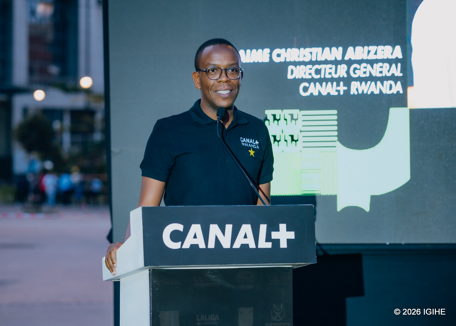 Abizera Aimé azagerageza ko imikino ikomeye yose igera ku Banyarwanda binyuze kuri CANAL+ Rwanda
