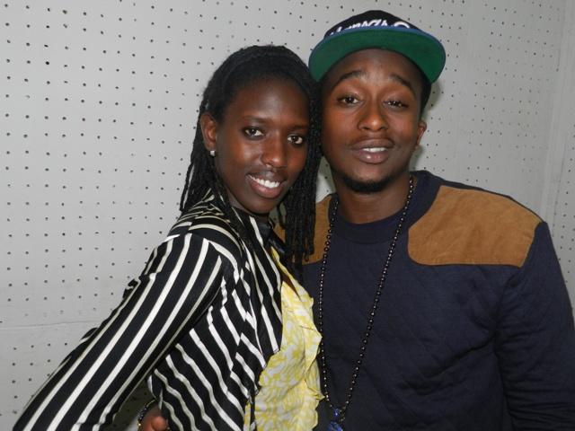 Ciney ari kumwe n'umuraperi Lilp bakunze kwita Papi ari nawe baheruka gukorana indirimbo