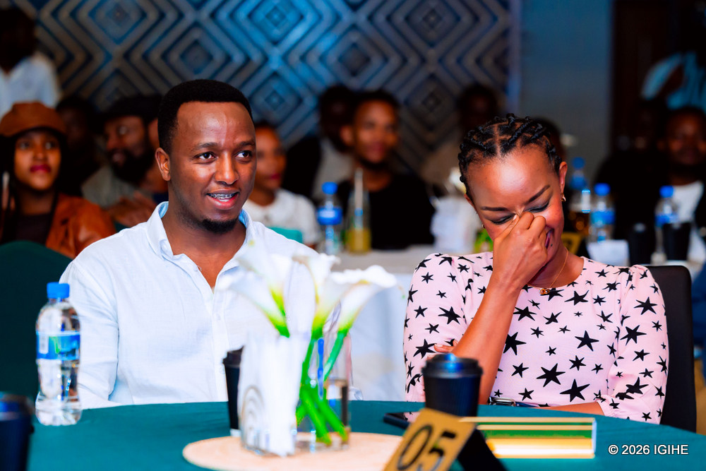 Paul Rutikanga wamamaye kuri RBA na Ingabire Bibio bari bitabiriye