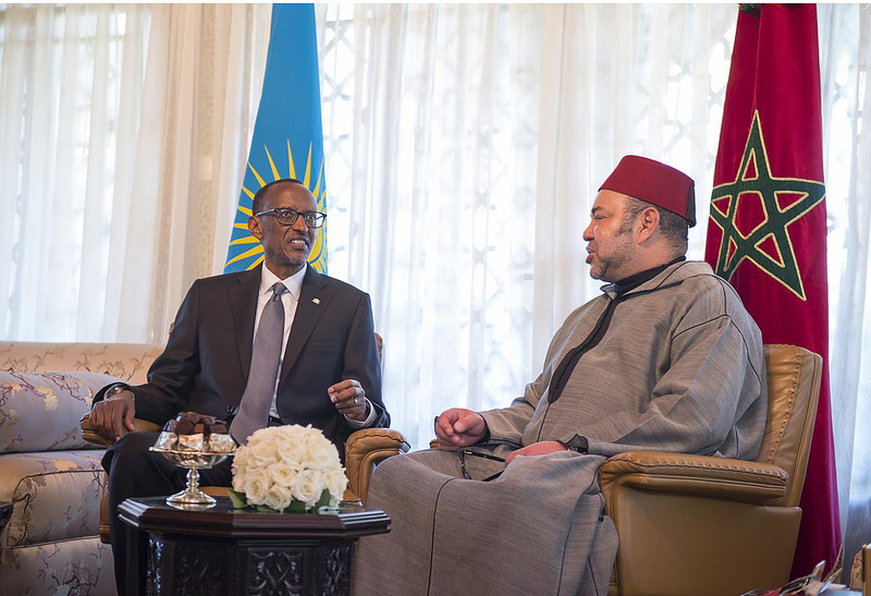 Perezida Kagame n'umwami Mohammed VI