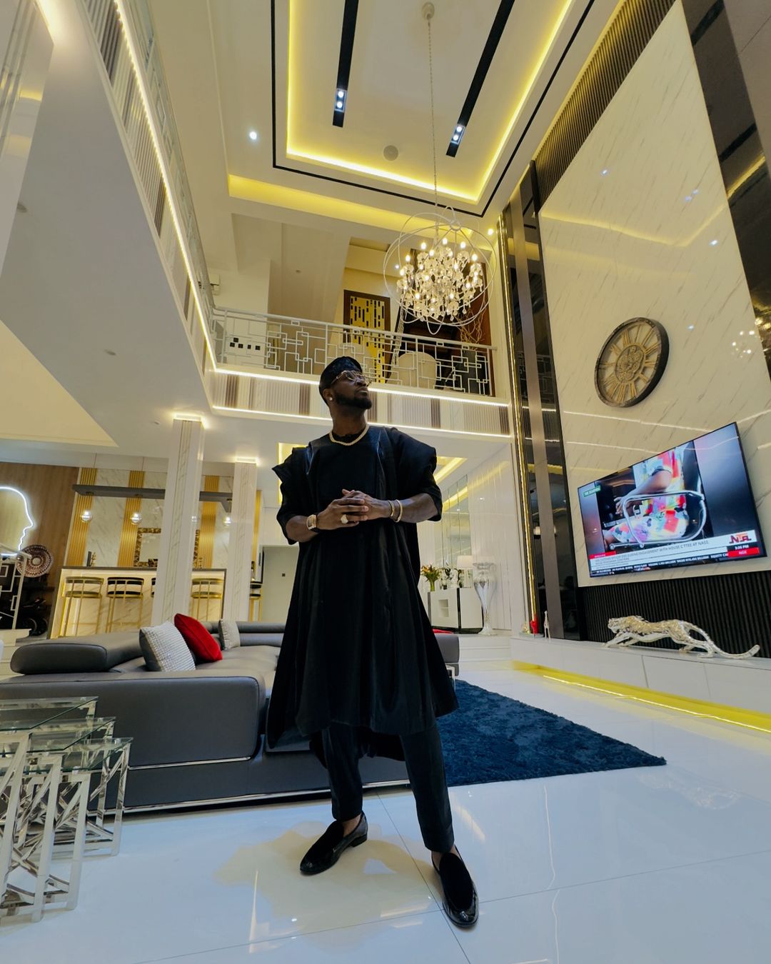 Peter wo muri P Square yatashye ubukwe bwa Davido na Chioma