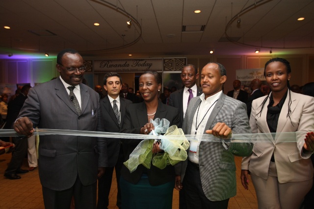 Minisitiri Louise Mushikiwabo afungura ku mugaragaro imurikabikorwa rijyanye na Rwanda Day