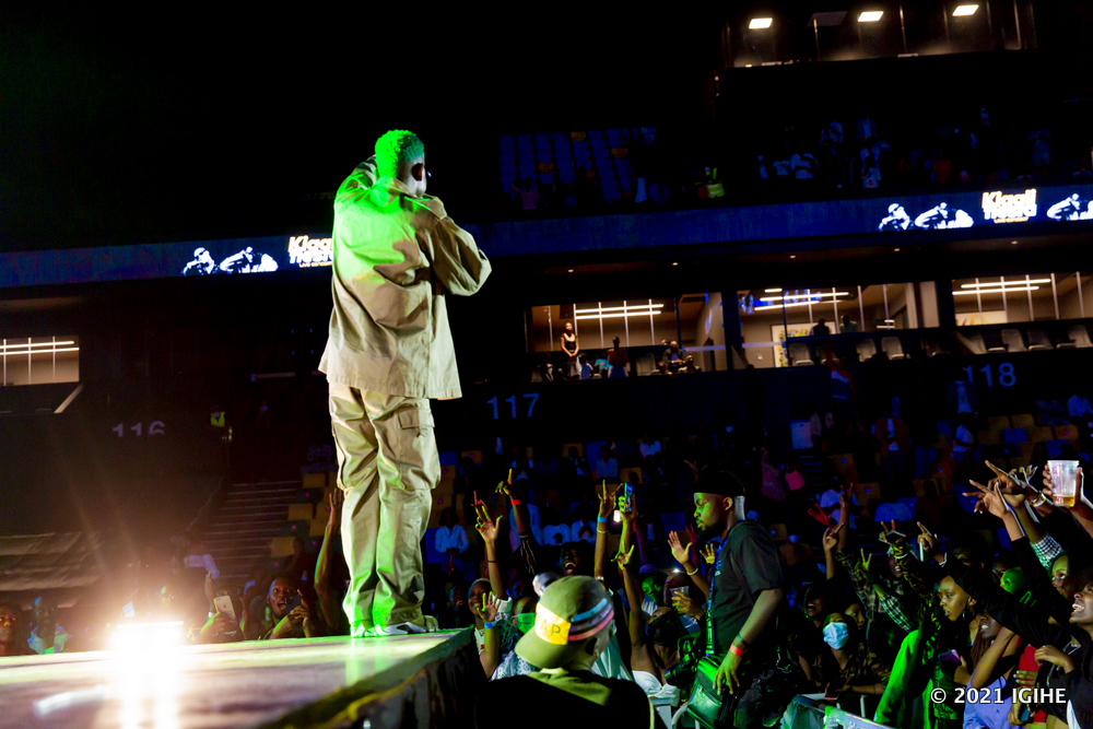 Ish Kevin bwa mbere yaririmbiye n'abakunzi b'umuziki we muri Kigali Arena