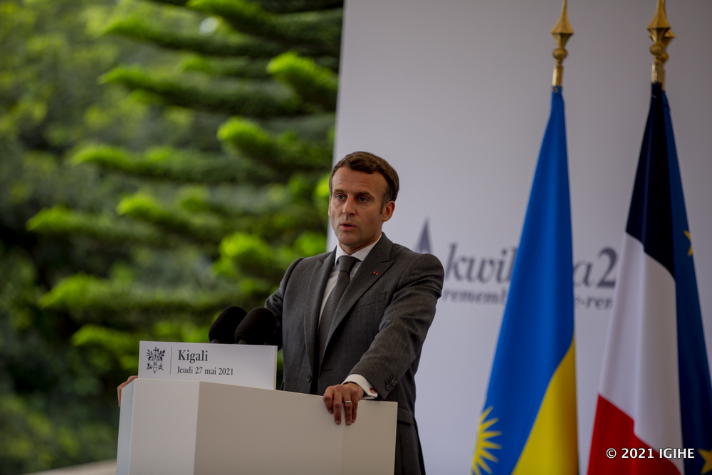 Perezida Macron yavuze ko abari bayoboye u Bufaransa ubwo Jenoside yategurwaga, birengagije ibimenyetso byose byababuriraga ko mu Rwanda hari gutegurwa Jenoside