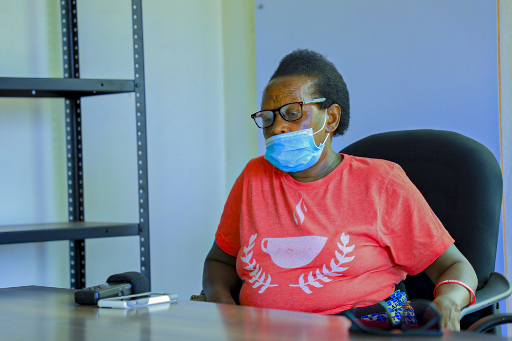 Perezida wa Koperative Nyampinga, Mukangango Esther, yasabye abagore bahuguwe guharanira gushyira mu bikorwa ibyo bigishijwe kugira ngo bibagirire akamaro.