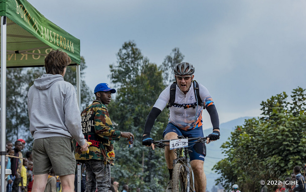 David Caroll ukinira Giant ni umwe mu bakuze bitabiriye Rwandan Epic 2022