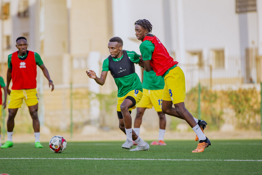 Abakinnyi bashya bishimiye uko basanze abandi bakinnyi b'Ikipe y'Igihugu Amavubi bahagaze