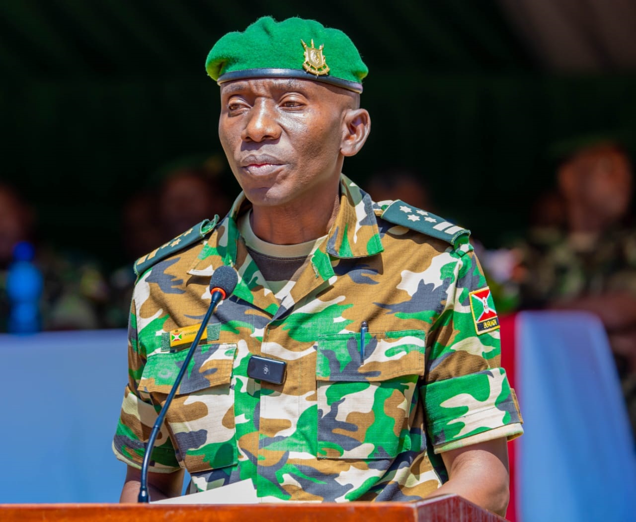 Gen Prime Niyongabo yagiriye uruzinduko i Kinshasa tariki ya 6 Kanama, aherekejwe n'abofisiye bakuru batandatu