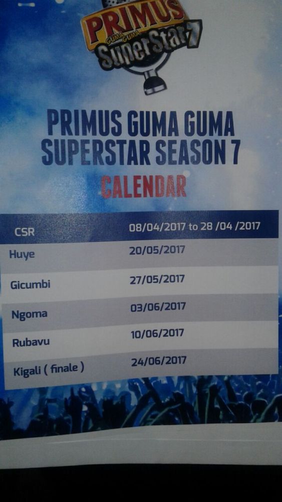 Primus Guma Guma y'uyu mwaka ifite ibitaramo bitanu bya Live