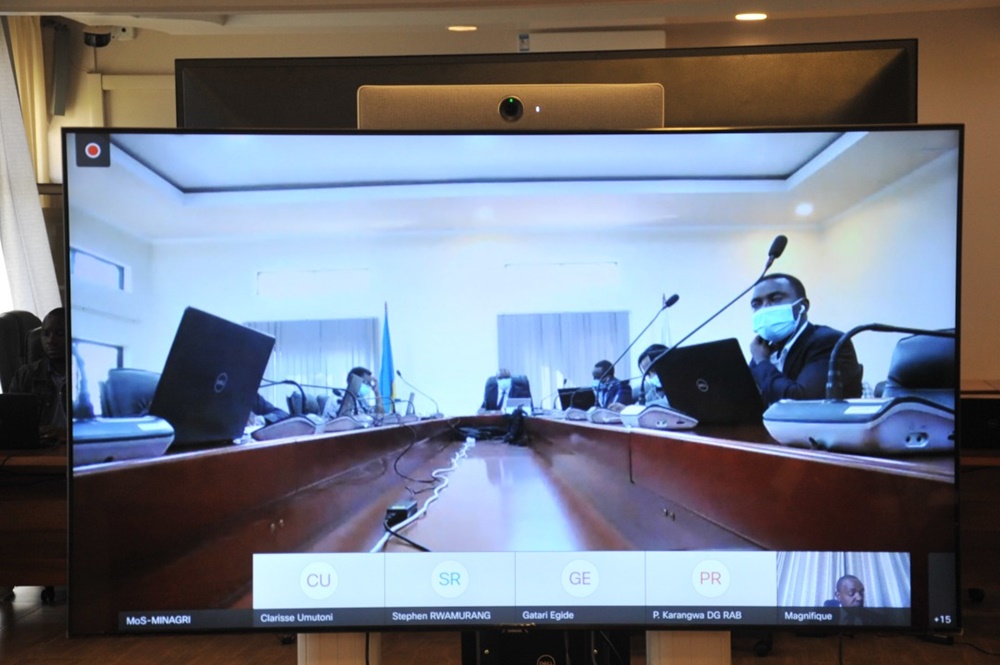 Abayobozi muri RAB na Minagri batanze ibisobanuro basabwaga na PAC, bifashishije ikoranabuhanga rya Webex
