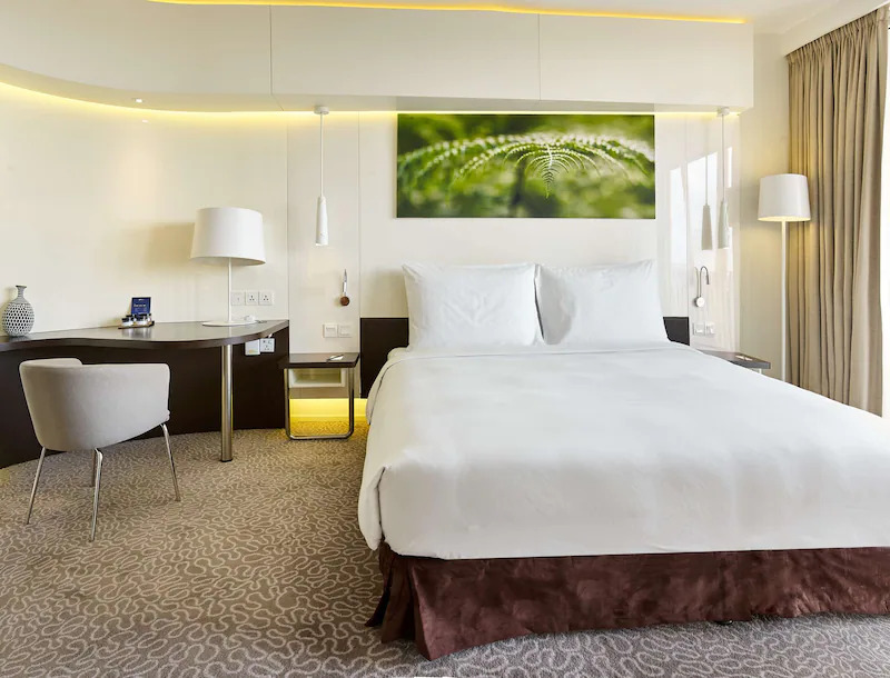 Kimwe mu byumba bya Radisson Blu Hotel & Convention Centre