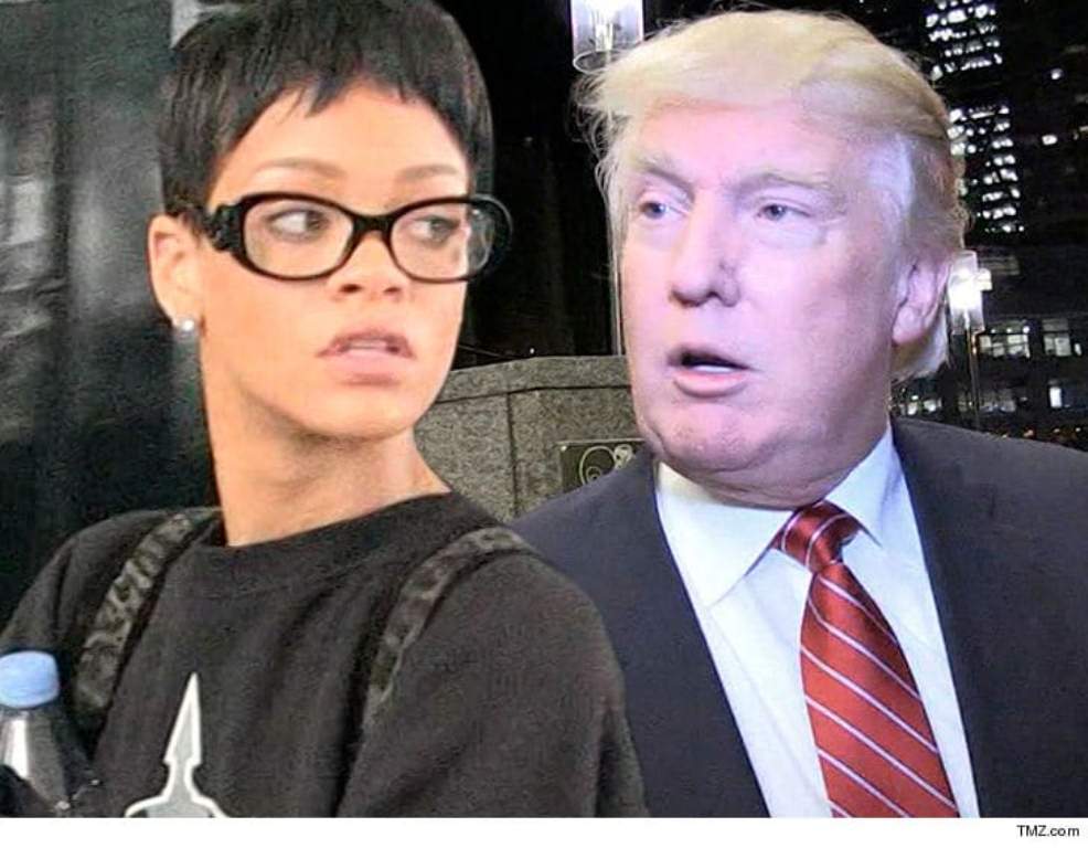 Rehanna yasabye Donald Trump kutongera gukoresha ibihangano bye