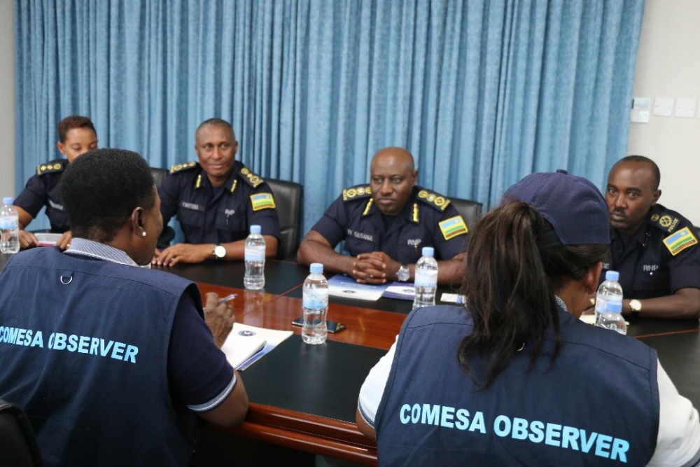 Indorerezi za COMESA mu biganiro na Polisi y'u Rwanda